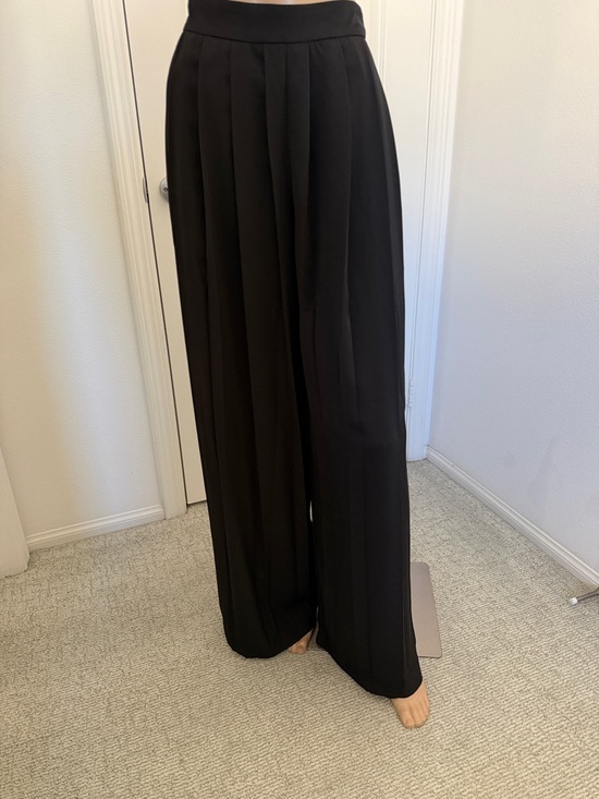 JLUXLABEL Pants - JUXLABEL Wide-Leg High-Waist Black Palazzo Pants